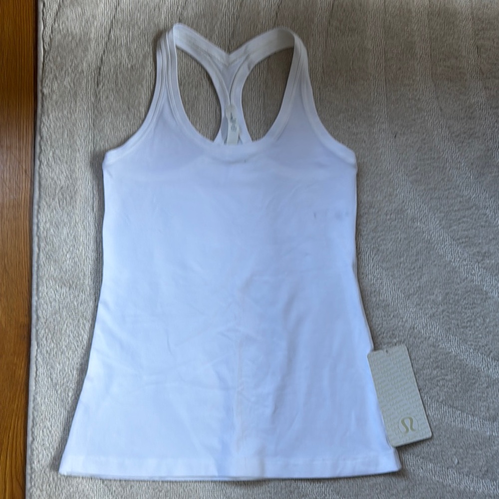 Lululemon White Tank Top
